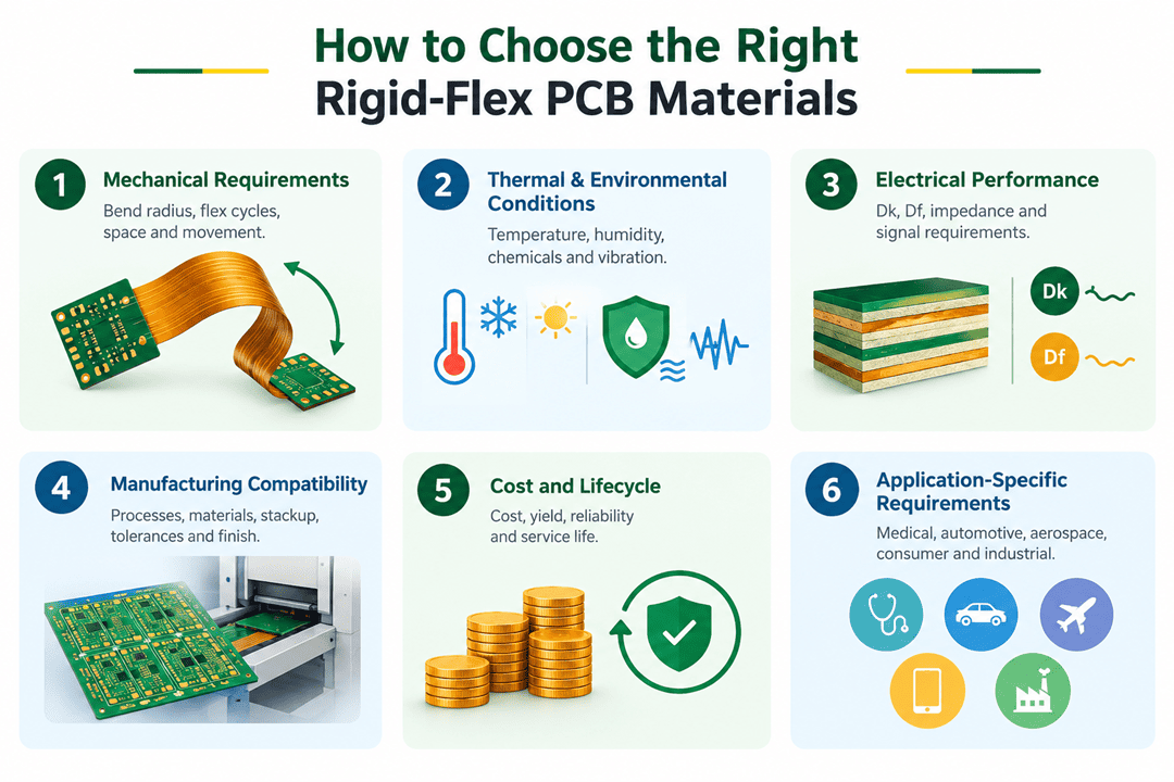 How to Choose the Right Rigid-Flex PCB Materials How to Choose the Right Rigid-Flex PCB Materials